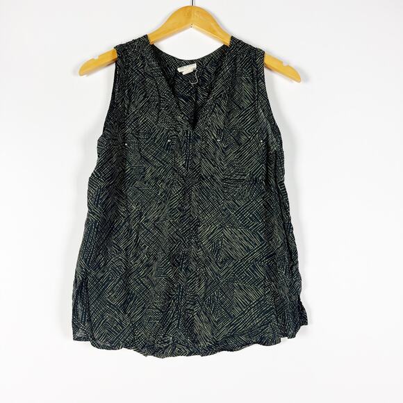 Converse One Star black green tank top Size Medium - Picture 1 of 4